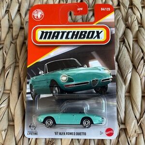 67 Alfa Romeo Duetto 1967 AlfaRomeo Italian Convertible Car Matchbox 2026 New